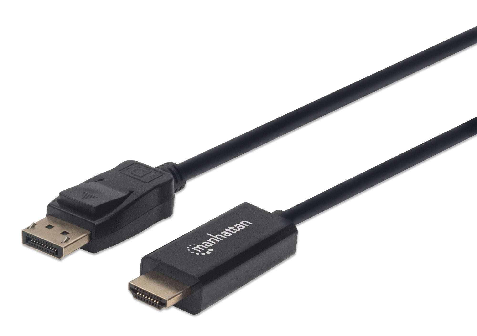 152679 Cable DisplayPort Macho a HDMI Macho - 1.8 m, negro; resoluciones de video Full-HD hasta 1080p a 60Hz 152679 Cable DisplayPort Macho a HDMI Macho - 1.8 m, negro; resoluciones de video Full-HD hasta 1080p a 60Hz